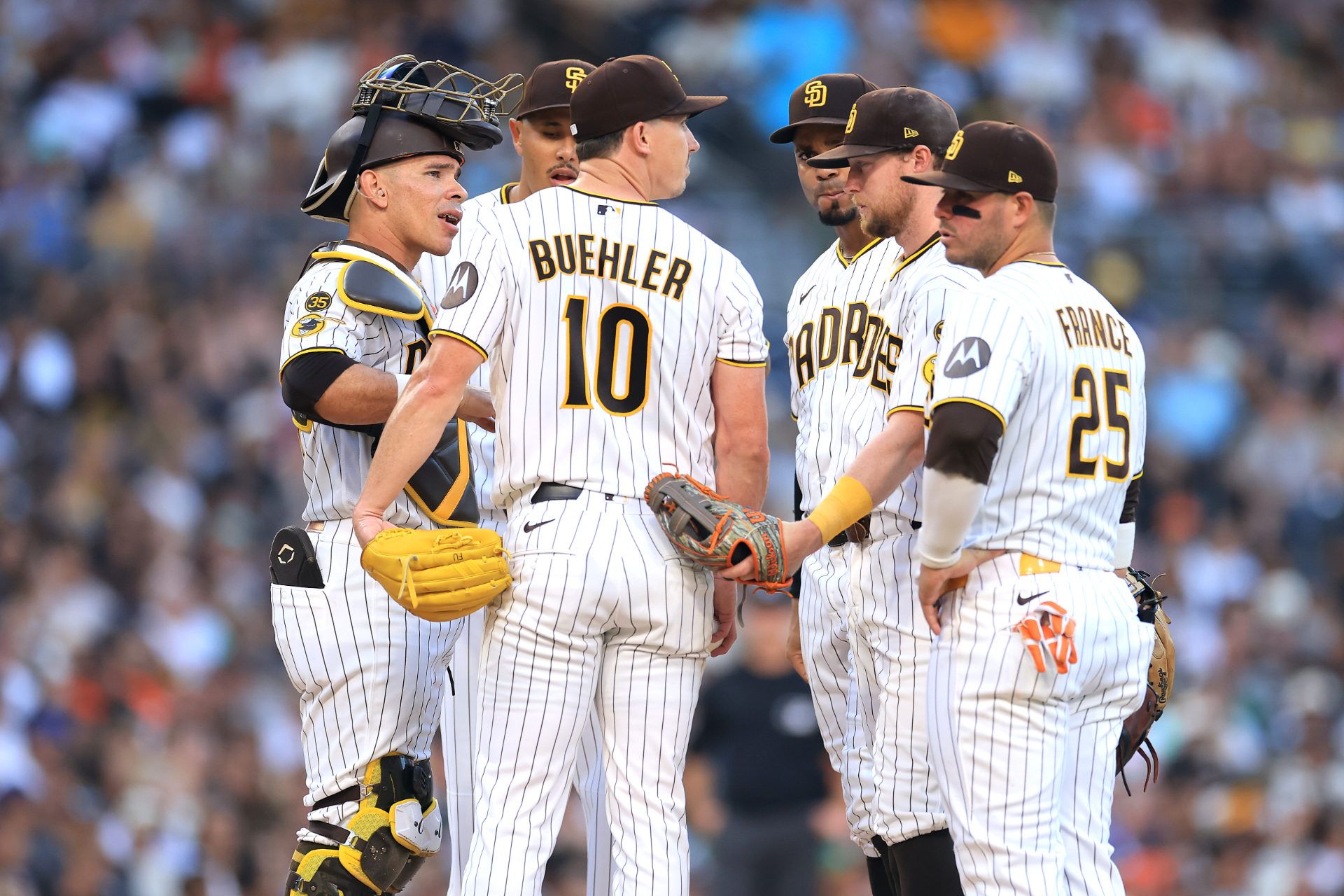 Padres infield, Walker Buehler